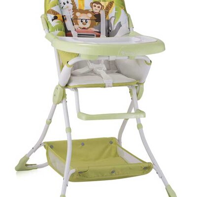 Bertoni Lorelli Visoka stolica za bebe Bravo Green Jungle