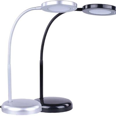 Stona LED lampa Elit+ ELL114 srebrna