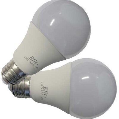 Dve LED A65 sijalice 3000K 9W E27 Elit+ EL 1343