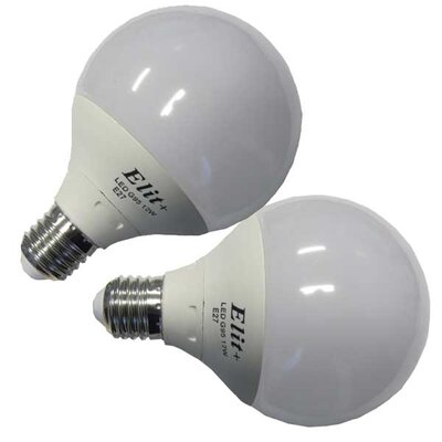 Dve LED G95 sijalice 6500K 12W E27 Elit+ EL 1390