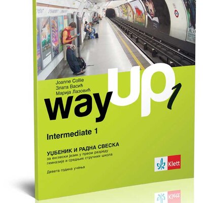 KLETT Way up 1, udžbenik i radna sveska za prvi razred gimnazije i srednjih stručnih škola