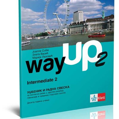KLETT Way up 2, udžbenik i radna sveska za drugi razred gimnazije i srednjih stručnih škola