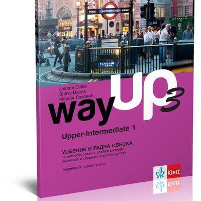 KLETT Way up 3, udžbenik i radna sveska za treći razred gimnazije i srednjih stručnih škola