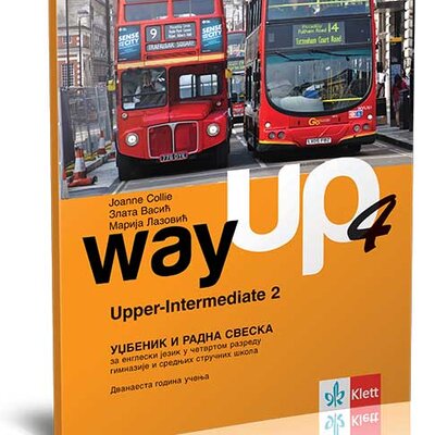 KLETT Way up 4, udžbenik i radna sveska za četvrti razred gimnazija i srednjih stručnih škola