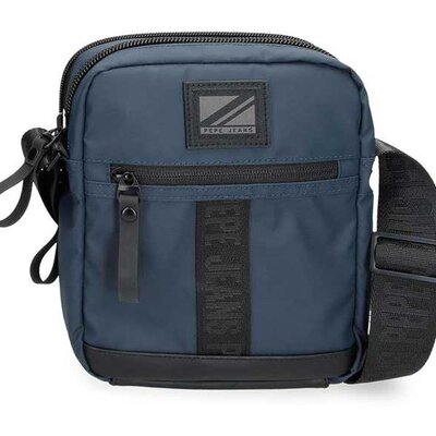 Torbica 22cm sa dva odeljka Pepe Jeans Hoxton blue 73455