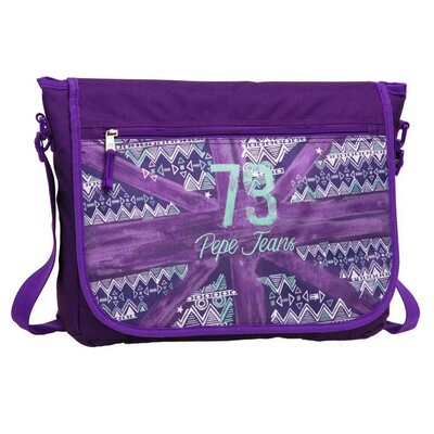 Pepe Jeans Školska torba / laptop torba na rame 73 Purple