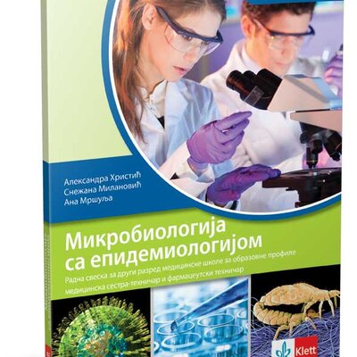 KLETT Mikrobiologija sa epidemiologijom, radna sveska za drugi razred srednje medicinske škole
