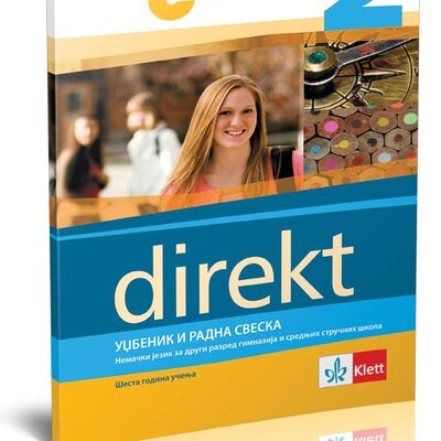 KLETT Direkt 2, udžbenik i radna sveska za nemački jezik
