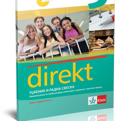 KLETT Direkt 3, udžbenik i radna sveska za treći razred