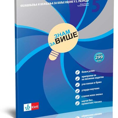KLETT Matematika 5, Znam za više, objašnjenja i vežbanja za bolje ocene
