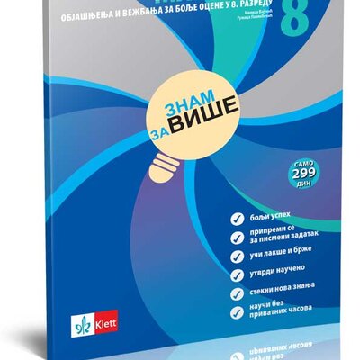 KLETT Matematika 8, Znam za više, objašnjenja i vežbanja za bolje ocene