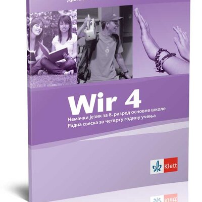 KLETT Nemački jezik 8, Wir 4, radna sveska za osmi razred