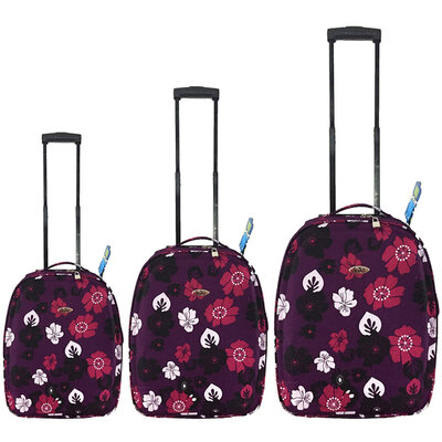 Komplet Od 3 Kofera Sazio York Flowers