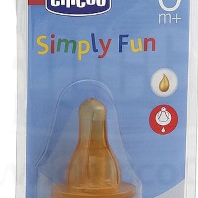 Chicco kaučuk cucla, 2kom, 4m+ - 71300