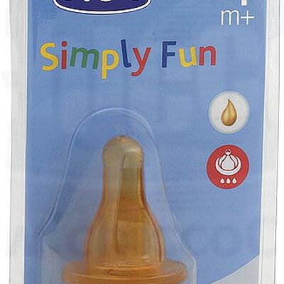 Chicco kaučuk cucla, 2kom, 4m+ - 7130401