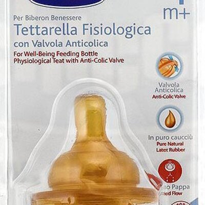 Chicco kaučuk cucla za hranu, 2kom, 4m+ - 71604