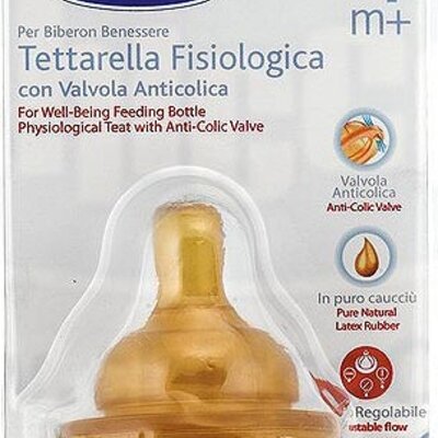 Chicco kaučuk cucla, 2kom, 4m+ - 71606