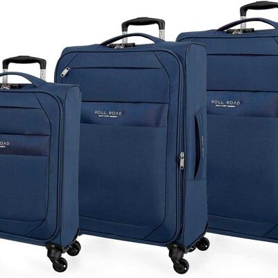 Putni koferi 55cm 66cm 76cm komplet Roll Road Royce blue 50194