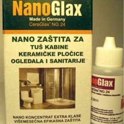 NanoGlax zaštita za pločice, ogledala, sanitarije i stakla