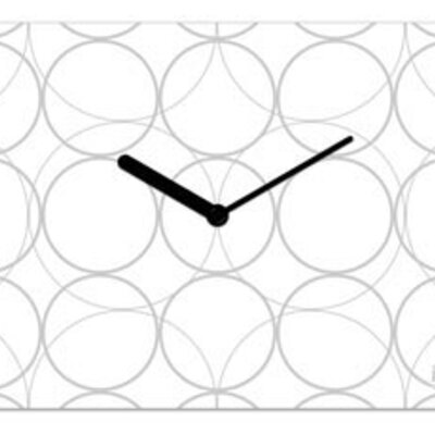 J-me zidni sat kružići sivi