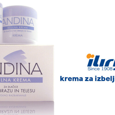 Ilirija krema za izbeljivanje dlačica na licu Andina 71568