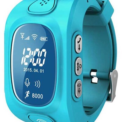 Dečiji sat sa funkcijama GPS lokatora i telefona plavi