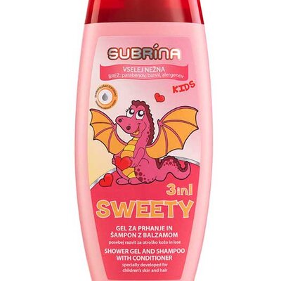 Subrina Sweety Dečiji 3u1 šampon sa balzamom 53018