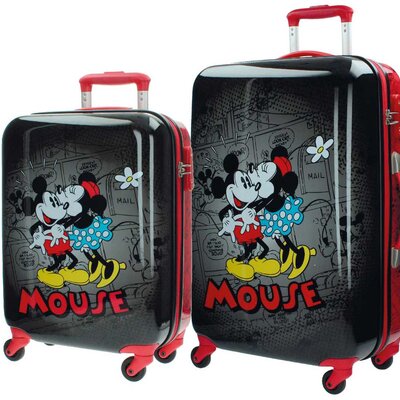Disney Putni koferi - set - Mouse Retro Black