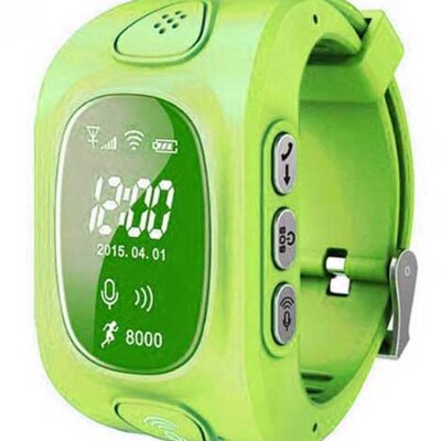 Dečiji sat sa funkcijama GPS lokatora i telefona zeleni