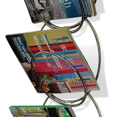 Black&Blum zidna skulptura za odlaganje časopisa - Ring-Ring  RR001UK