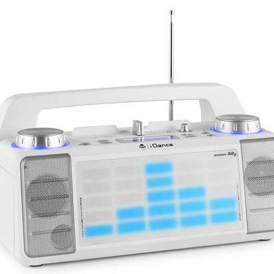 Prenosni 2.1 Bluetooth zvučnik za žurke iDance XD2 White 025222