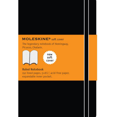 Beležnica sa Mekim Koricama Moleskine QP616VF