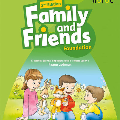 NOVI LOGOS Engleski jezik 1, Family and Friends Foundation (2nd Edition), radni udžbenik za prvi razred