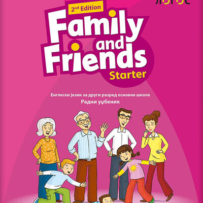 NOVI LOGOS Engleski jezik 2, Family and Friends Starter, radni udžbenik za drugi razred