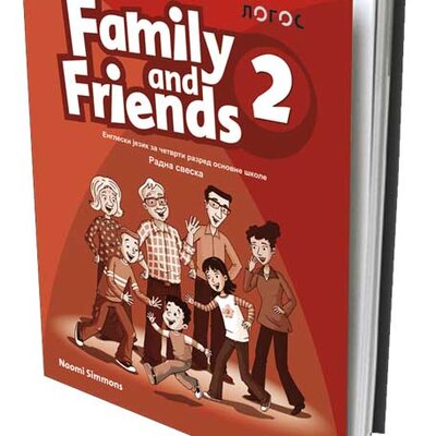NOVI LOGOS Engleski jezik 4, Family and Friends 2, radna sveska za četvrti razred