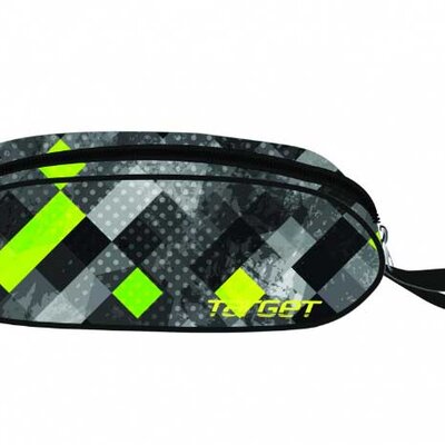 Target Pernica - polukružna sa 1 zipom Allover Green 16278