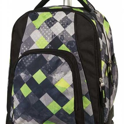 Target ranac sa točkovima i teleskopskom ručkom Green 16273