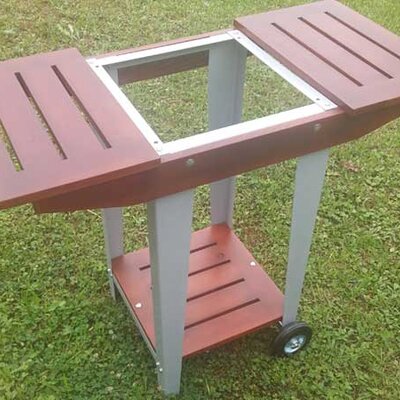 Drvena roštilj kolica 40M 50716