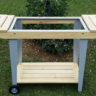 Drvena roštilj kolica 80N 40716