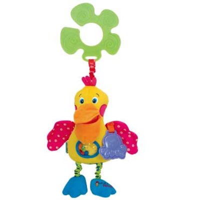 KsKids Zvečka i glodalica sa zakačaljkom Funky Hungry Pelican