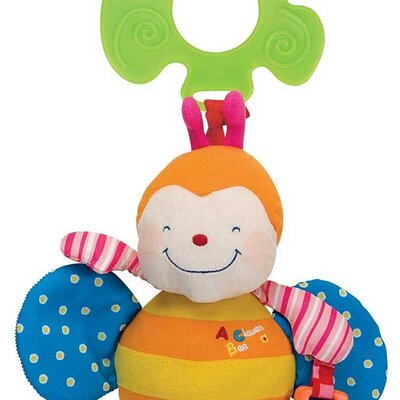KsKids Zvečka i glodalica sa zakačaljkom Funky Clever Bee
