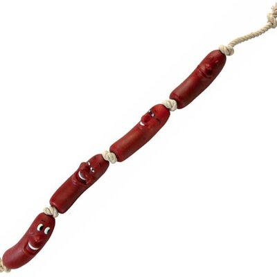 Igračka za pse Trixie Kobasice na konopcu 3252