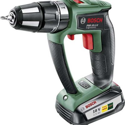 Akumulatorska bušilica odvrtač Bosch PSB 18 LI-2 Ergonomic 06039B0300