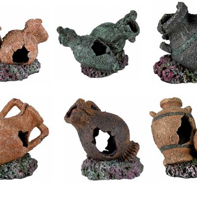 Dekorativne amfore za akvarijum 6 kom. Trixie 8798