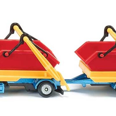 SIKU Igračka Kamion sa prikolicom i kontejnerima za građevinski materijal 1695