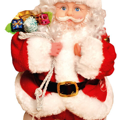 Deda Mraz koji šeta u krug visine 30cm