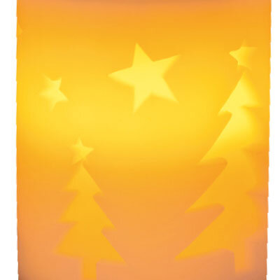 5 Novogogišnjih Voštanih sveća sa LED svetlom