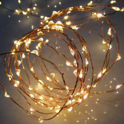 Ledene kapljice LED rasveta za jelku 490 cm Na baterije