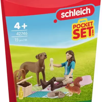 Schleich® Figurice HORSE CLUB Piknik sa psom 42746