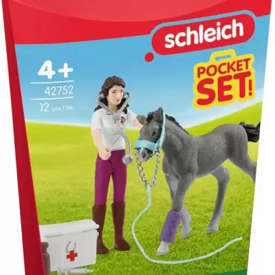 Schleich® Figurice Konji Veterinarka sa ždrebetom 42752